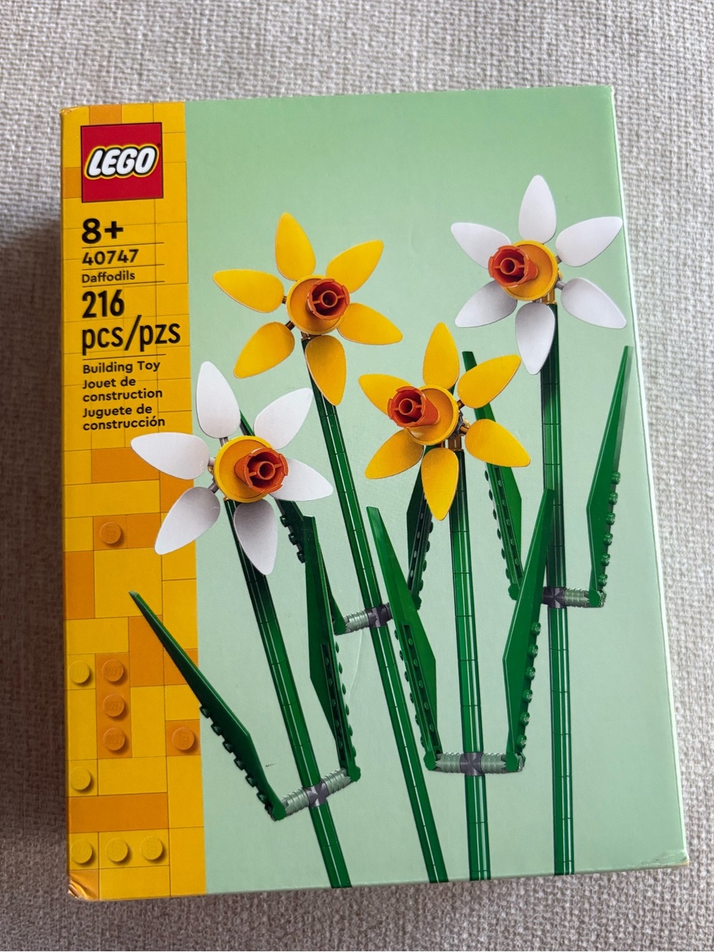 BNIB 💛LEGO Yellow & White Daffodil 40747
